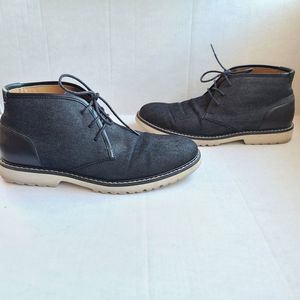 Bar III Me's Zane Canvas Denim Chukka Boots Size 9